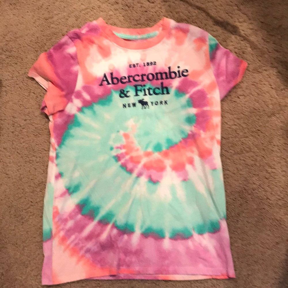 A&E tie dye shirt